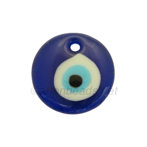 Glass Charm - Evil Eye - Royal Blue