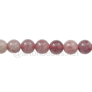 Madagascar Rose Quartz - Round - 6mm Madagascar Rose Quartz - Round - 6mm