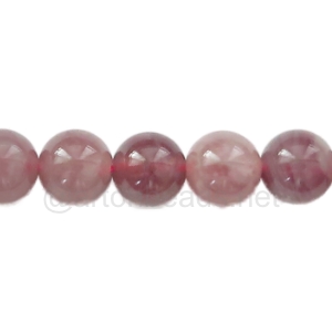 Madagascar Rose Quartz - Round - 8mm Madagascar Rose Quartz - Round - 8mm